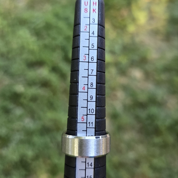 ⚒️ Stainless Steel Matte Wide Ring - Picture 5 of 6